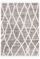Safavieh Berber Fringe Shag Bfg628F Grey/Cream Rug.