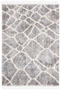 Safavieh Berber Fringe Shag Bfg629F Grey/Cream Rug.