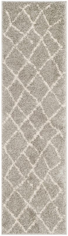 Safavieh Berber Shag Ber162B Light Grey/Cream Rug.