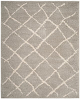 Safavieh Berber Shag Ber162B Light Grey/Cream Rug.