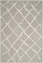 Safavieh Berber Shag Ber162B Light Grey/Cream Rug.