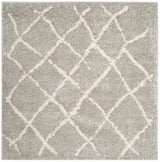 Safavieh Berber Shag Ber162B Light Grey/Cream Rug.