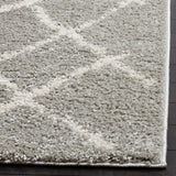 Safavieh Berber Shag Ber162B Light Grey/Cream Rug.