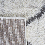 Safavieh Berber Shag Ber162C Cream/Light Grey Rug.