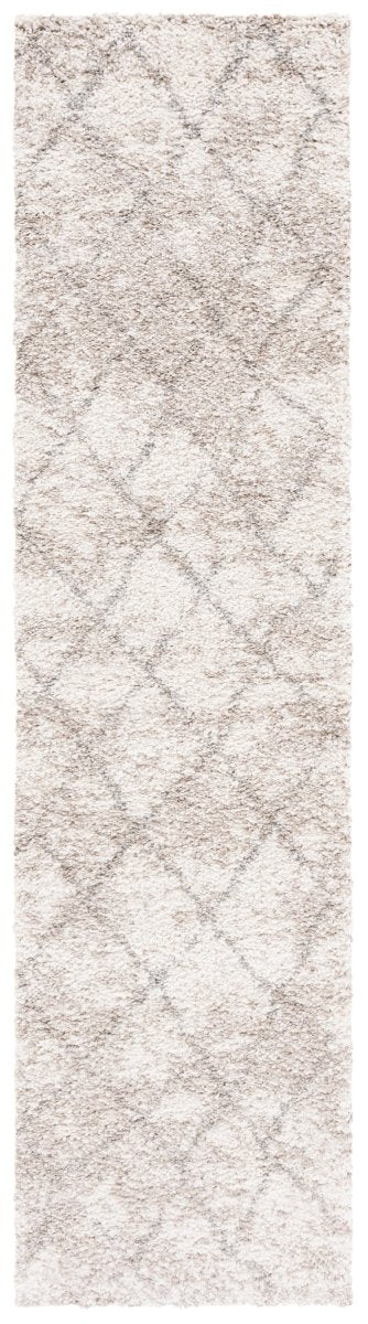 Safavieh Berber Shag Ber162C Cream/Light Grey Rug.