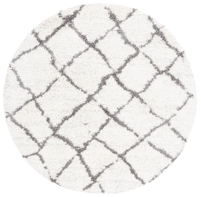 Safavieh Berber Shag Ber162C Cream/Light Grey Rug.