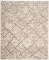 Safavieh Berber Shag Ber162C Cream/Light Grey Rug.