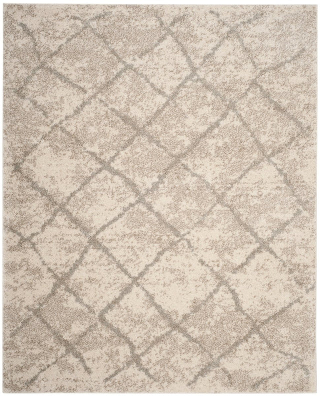 Safavieh Berber Shag Ber162C Cream/Light Grey Rug.