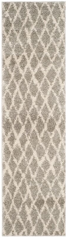 Safavieh Berber Shag Ber163B Light Grey/Cream Rug.