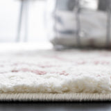Safavieh Berber Shag Ber165A Ivory/Light Rose Rugs.