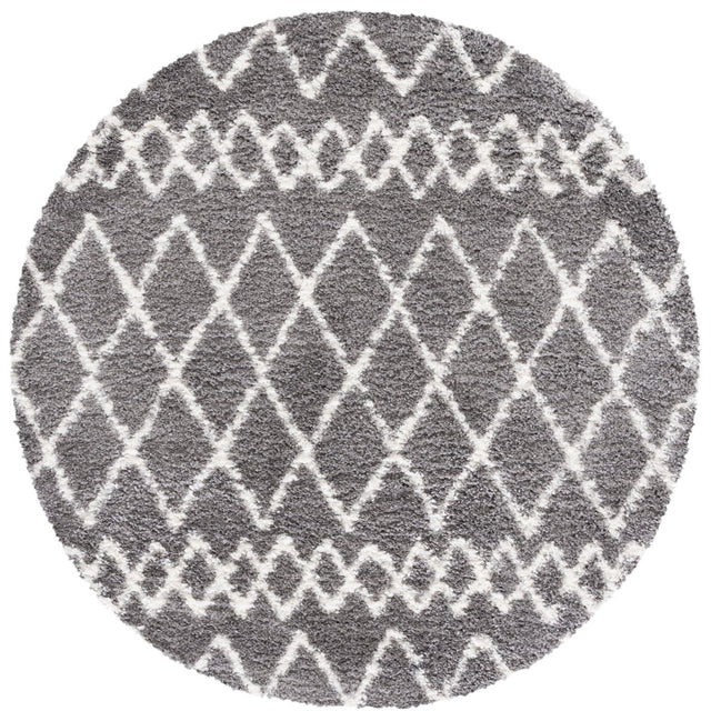 Safavieh Berber Shag Ber165B Light Grey/Cream Rug.