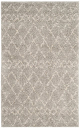 Safavieh Berber Shag Ber165B Light Grey/Cream Rug.