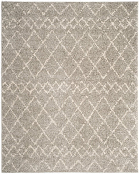 Safavieh Berber Shag Ber165B Light Grey/Cream Rug.