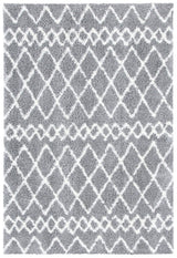 Safavieh Berber Shag Ber165B Light Grey/Cream Rug.