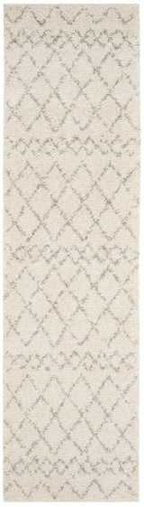Safavieh Berber Shag Ber165C Cream/Light Grey Rug.