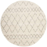 Safavieh Berber Shag Ber165C Cream/Light Grey Rug.