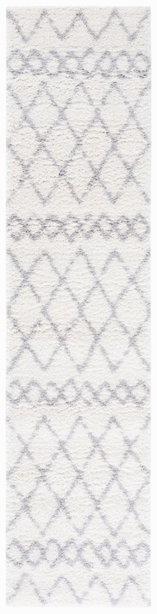 Safavieh Berber Shag Ber165F Ivory/Light Grey Rugs.