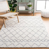 Safavieh Berber Shag Ber165F Ivory/Light Grey Rugs.