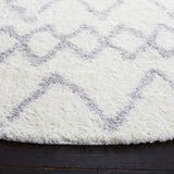 Safavieh Berber Shag Ber165F Ivory/Light Grey Rugs.
