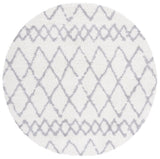 Safavieh Berber Shag Ber165F Ivory/Light Grey Rugs.