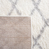 Safavieh Berber Shag Ber165F Ivory/Light Grey Rugs.