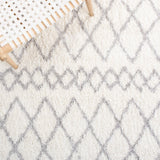 Safavieh Berber Shag Ber165F Ivory/Light Grey Rugs.