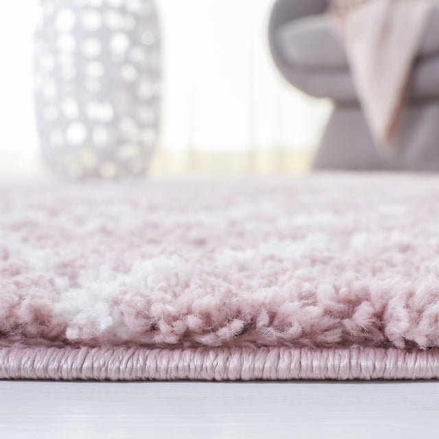 Safavieh Berber Shag Ber165U Light Rose/Ivory Rugs.