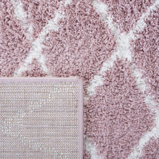Safavieh Berber Shag Ber165U Light Rose/Ivory Rugs.