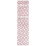 Safavieh Berber Shag Ber165U Light Rose/Ivory Rugs.