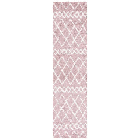 Safavieh Berber Shag Ber165U Light Rose/Ivory Rugs.