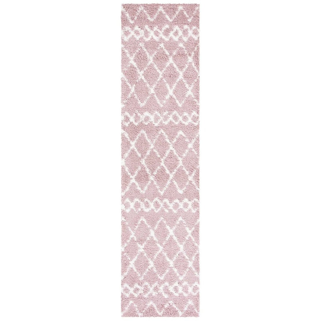 Safavieh Berber Shag Ber165U Light Rose/Ivory Rugs.