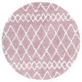Safavieh Berber Shag Ber165U Light Rose/Ivory Rugs.