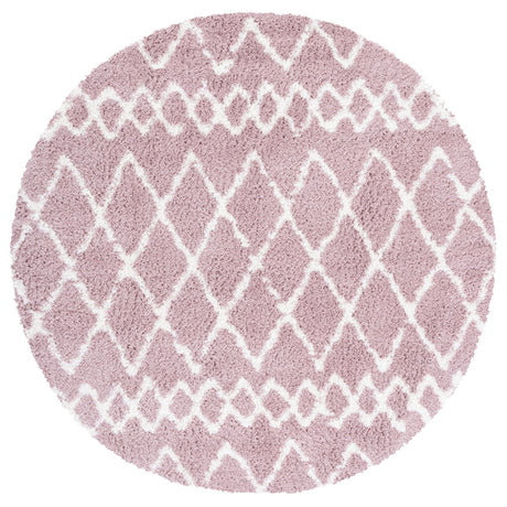 Safavieh Berber Shag Ber165U Light Rose/Ivory Rugs.