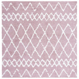 Safavieh Berber Shag Ber165U Light Rose/Ivory Rugs.