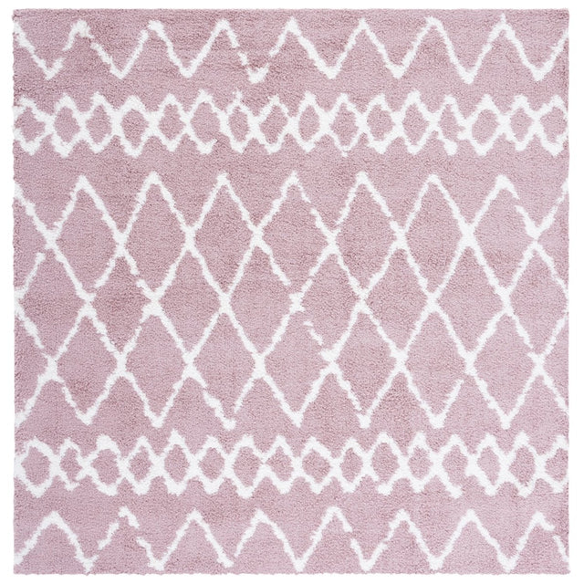 Safavieh Berber Shag Ber165U Light Rose/Ivory Rugs.