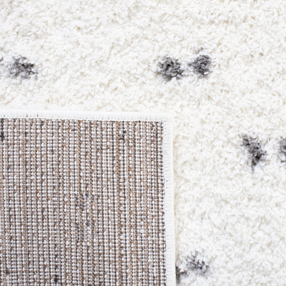 Safavieh Berber Shag Ber166A Beige/Grey Rugs.