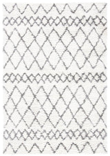 Safavieh Berber Shag Ber194A Ivory/Grey Rugs.