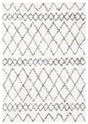 Safavieh Berber Shag Ber194A Ivory/Grey Rugs.