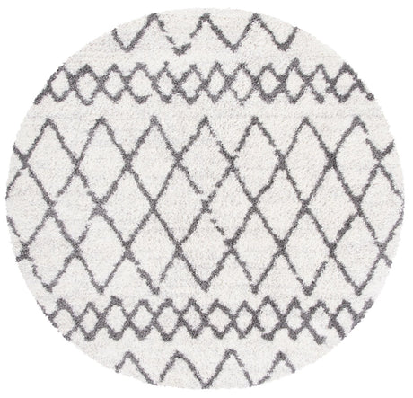 Safavieh Berber Shag Ber194A Ivory/Grey Rugs.