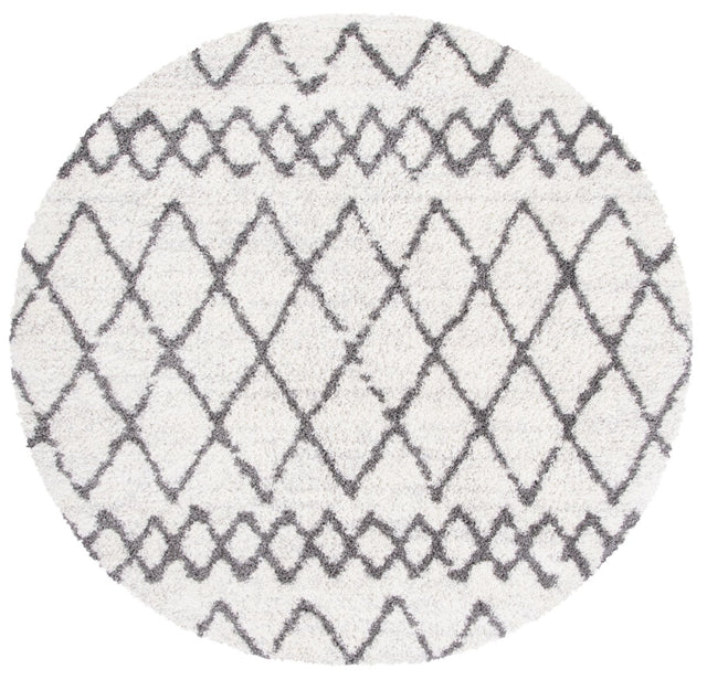 Safavieh Berber Shag Ber194A Ivory/Grey Rugs.