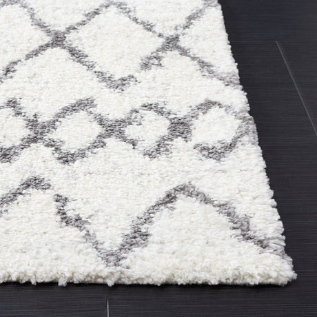 Safavieh Berber Shag Ber194A Ivory/Grey Rugs.