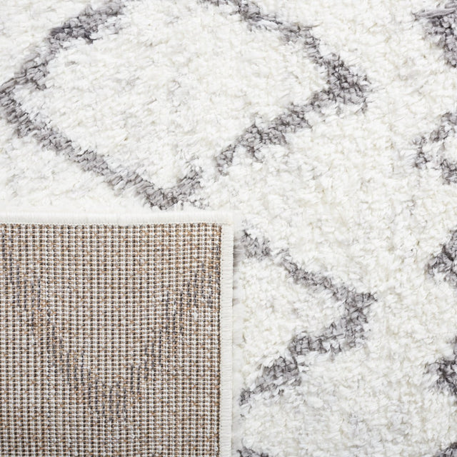 Safavieh Berber Shag Ber194A Ivory/Grey Rugs.