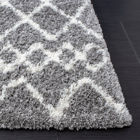 Safavieh Berber Shag Ber194F Grey/Ivory Rugs.