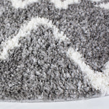 Safavieh Berber Shag Ber194F Grey/Ivory Rugs.