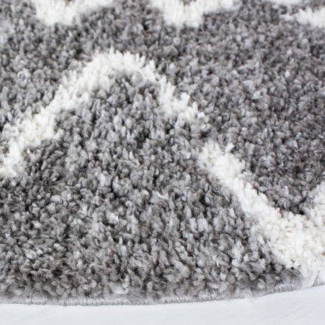 Safavieh Berber Shag Ber194F Grey/Ivory Rugs.