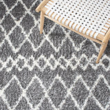 Safavieh Berber Shag Ber194F Grey/Ivory Rugs.