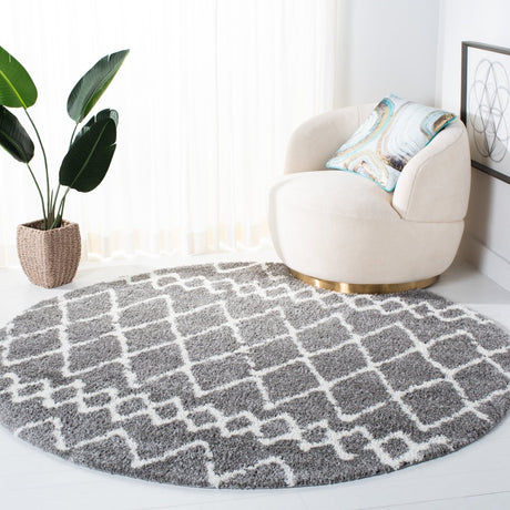 Safavieh Berber Shag Ber194F Grey/Ivory Rugs.