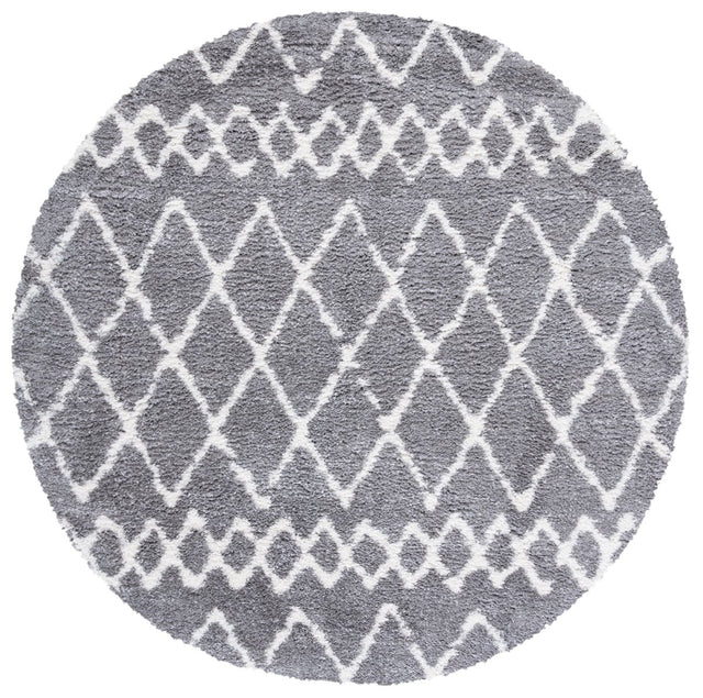 Safavieh Berber Shag Ber194F Grey/Ivory Rugs.