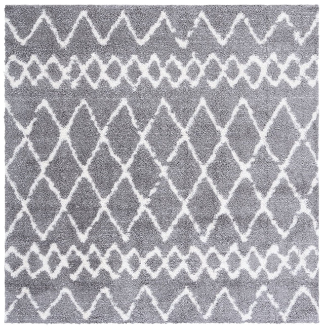 Safavieh Berber Shag Ber194F Grey/Ivory Rugs.