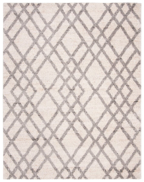 Safavieh Berber Shag Ber214A Cream/Grey Rug.